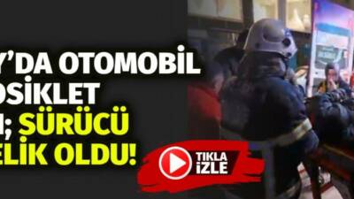 Aksaray’da otomobil ile motosikletin çarpıştığı kazada motosiklet sürücüsü yaralandı. Yaralının