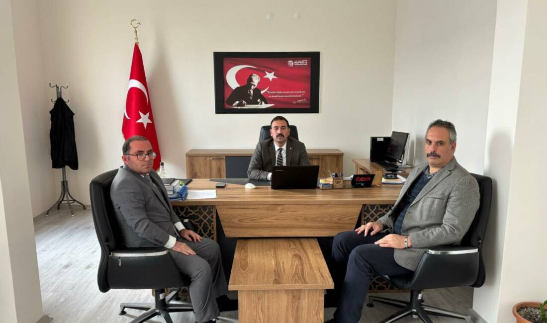 Sultanhanı Kaymakamı Bilal Göksun, Sultanhanı Kaymakamlığı İlçe Nüfus Müdürlüğünü ziyaret