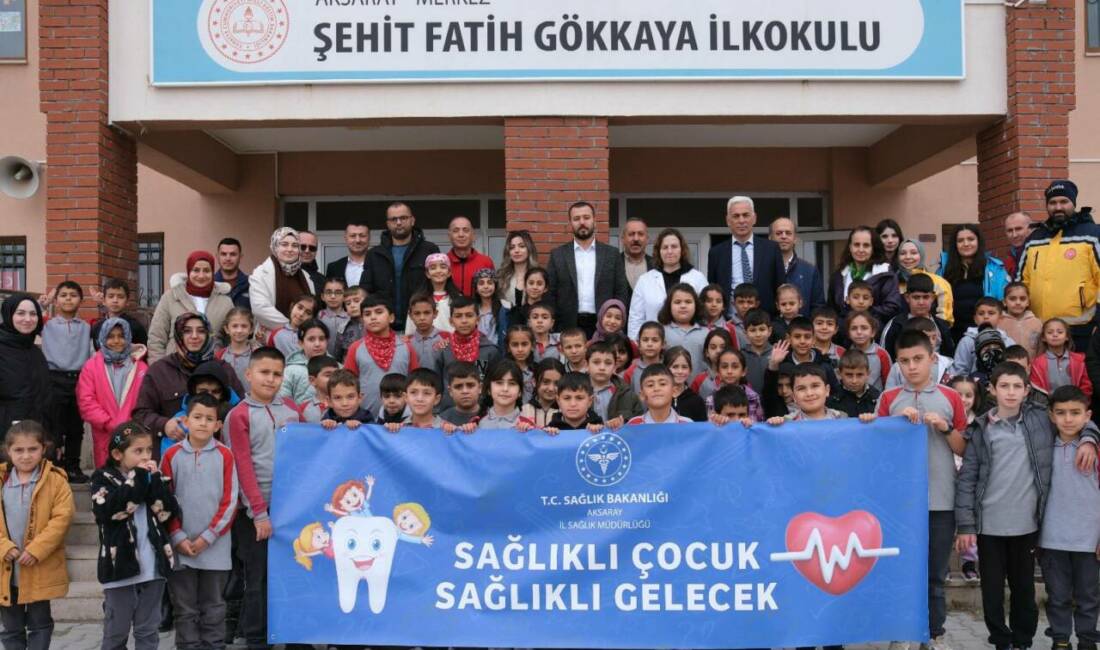 Aksaray Sağlık İl Müdürlüğü, çocukları bilinçlendirerek sağlıklı bir toplum oluşturma