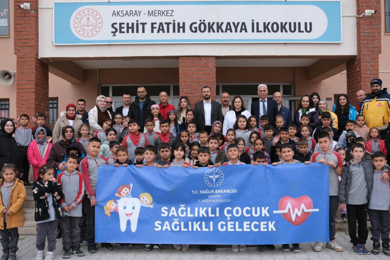 Aksaray Sağlık İl Müdürlüğü, çocukları bilinçlendirerek sağlıklı bir toplum oluşturma