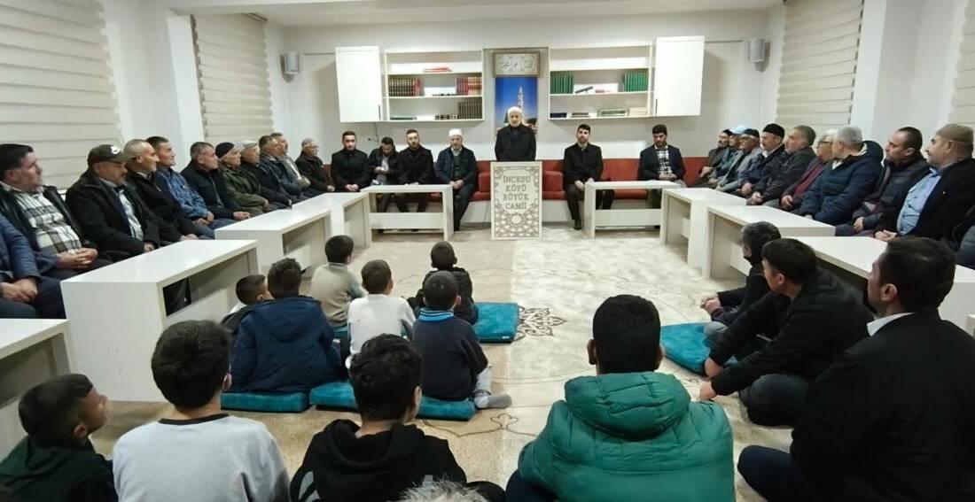 Aksaray İl Müftüsü Veysel Işıldar, İncesu Köyü Büyük Camii’nde her