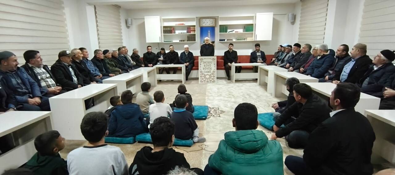 Aksaray İl Müftüsü Veysel Işıldar, İncesu Köyü Büyük Camii’nde her