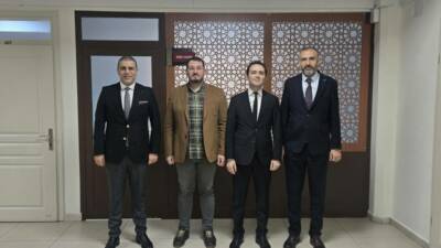 MÜSİAD Aksaray Başkanı Av. Sefa Göktaş, Başkan Yardımcısı Samet Batı