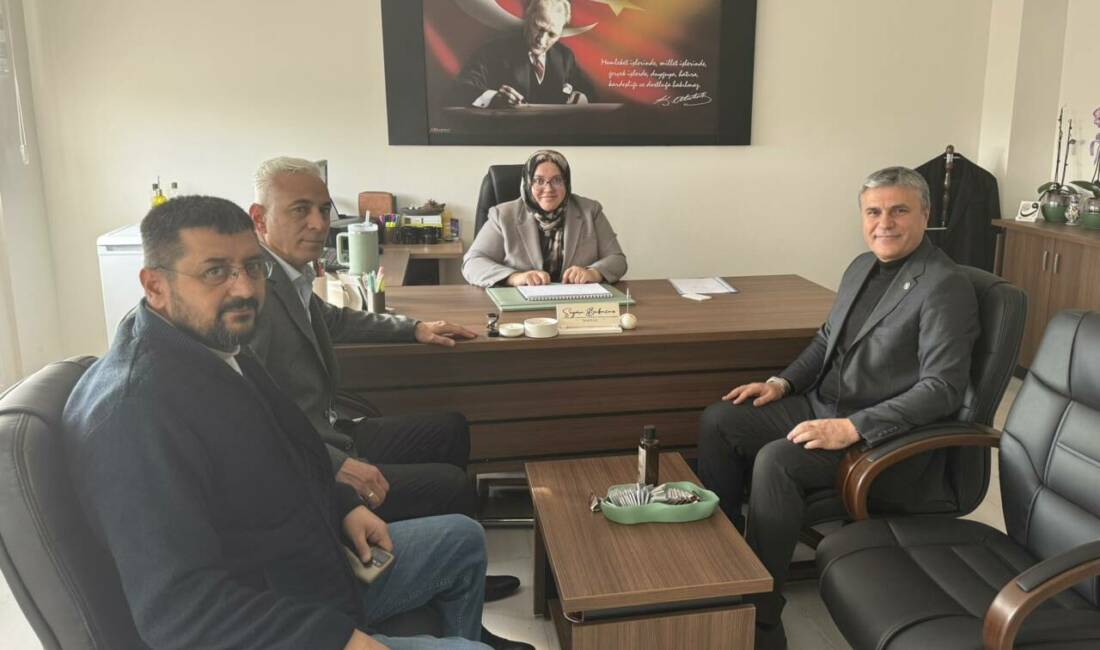 Sağlık-Sen Aksaray Şube Başkanı Rıfat Kaya ve beraberindeki heyet, Kamu