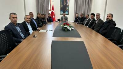 Sultanhanı Kaymakamı  Bilal Göksun başkanlığında, ilgili kurum amirlerinin katılımıyla “Ağır