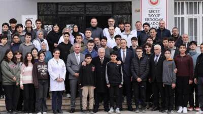 Aksaray Valisi Mehmet Ali Kumbuzoğlu, İl Milli Eğitim Müdürü Metin