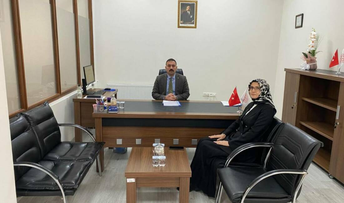 Sultanhanı Kaymakamı Bilal Göksun, Kaymakamlık Vergi Dairesi Müdürlüğünü ziyaret ederek