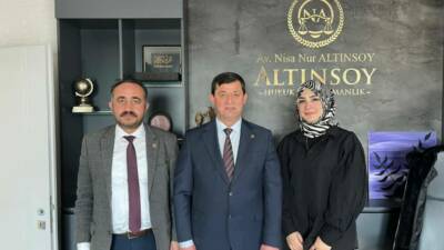 Aksaray Baro Başkanı Av. Erçin Mevlüt Düzgün ve Başkan Yardımcısı