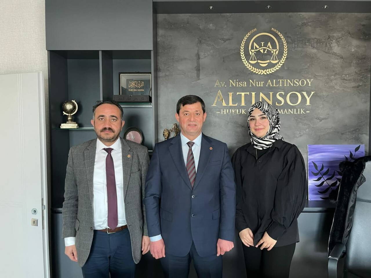 Aksaray Baro Başkanı Av. Erçin Mevlüt Düzgün ve Başkan Yardımcısı