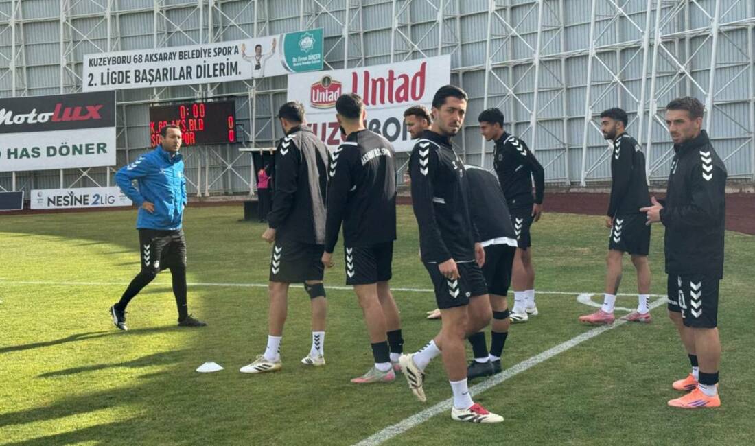 Türkiye 2. Lig Kırmızı Grup’ta mücadele eden Kuzeyboru 68 Aksarayspor,