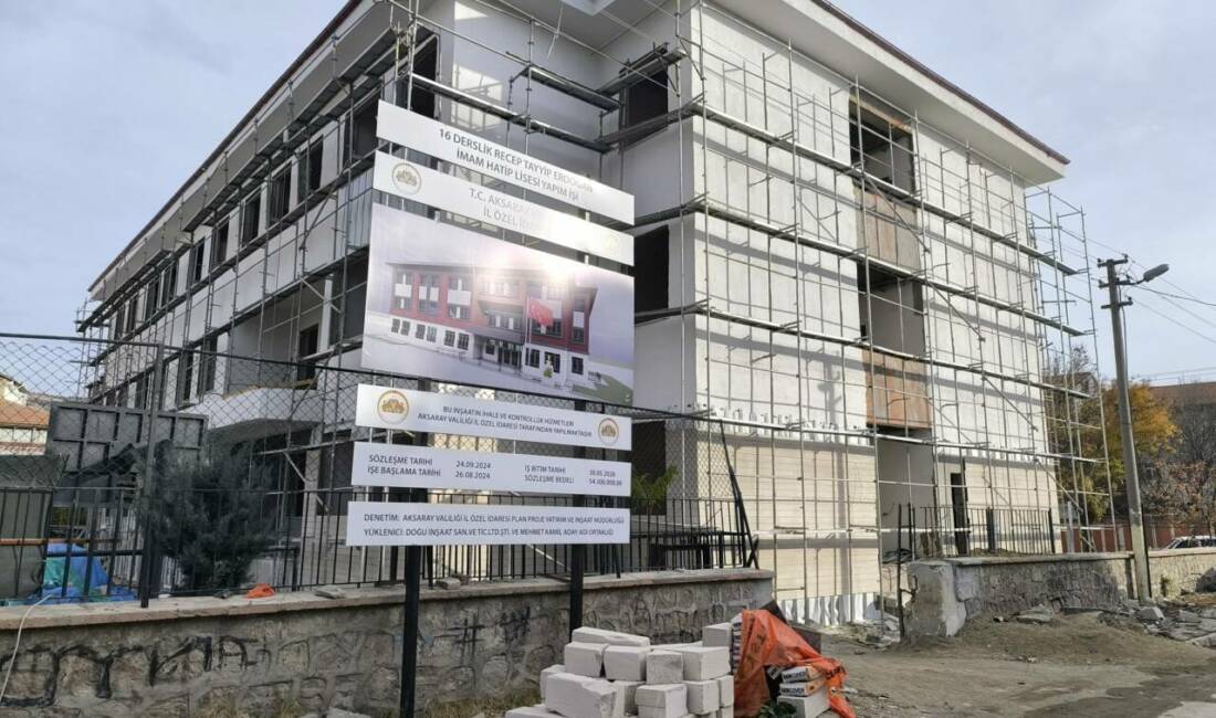 Aksaray’da eğitim altyapısının güçlendirilmesine yönelik yatırımlar kesintisiz devam ediyor. Bu