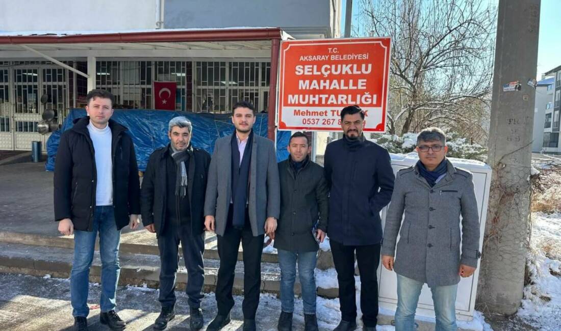 Anahtar Parti Aksaray Merkez İlçe Başkanı Doğukan Kızıl ve yönetimi,