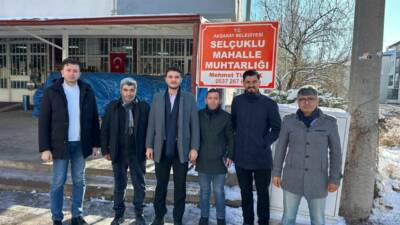 Anahtar Parti Aksaray Merkez İlçe Başkanı Doğukan Kızıl ve yönetimi,