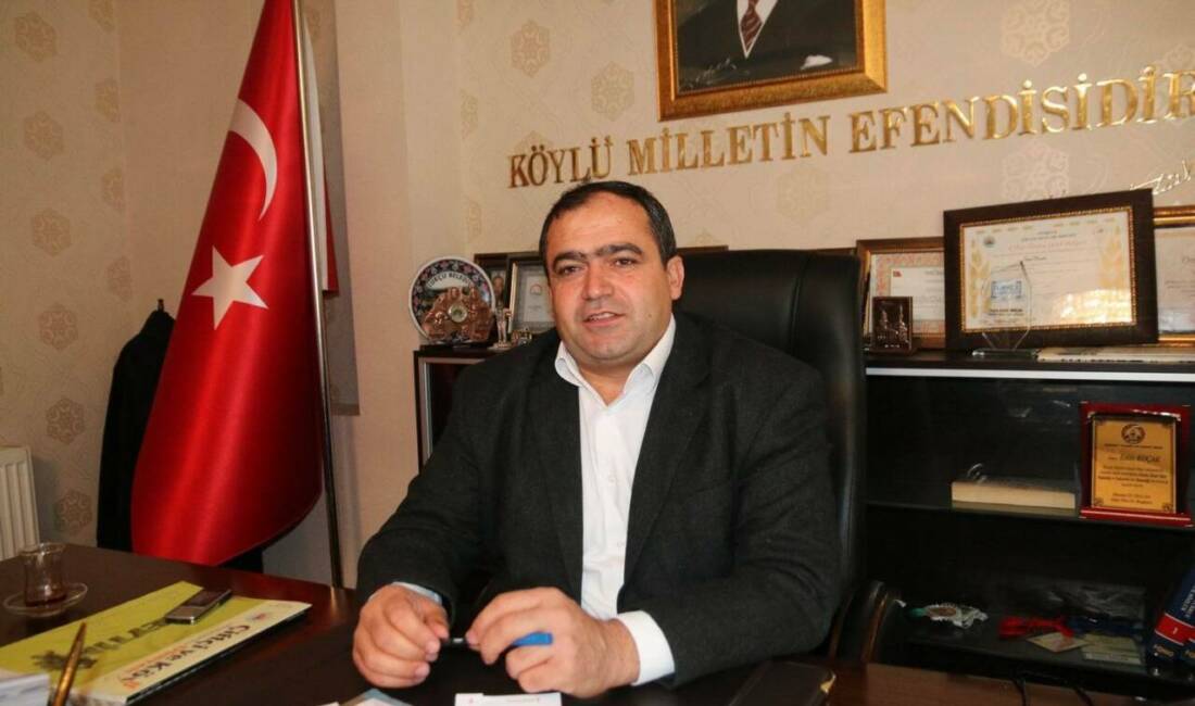 Aksaray Ziraat Odası Başkanı Emin Koçak 2025 yılını değerlendirerek, iklim