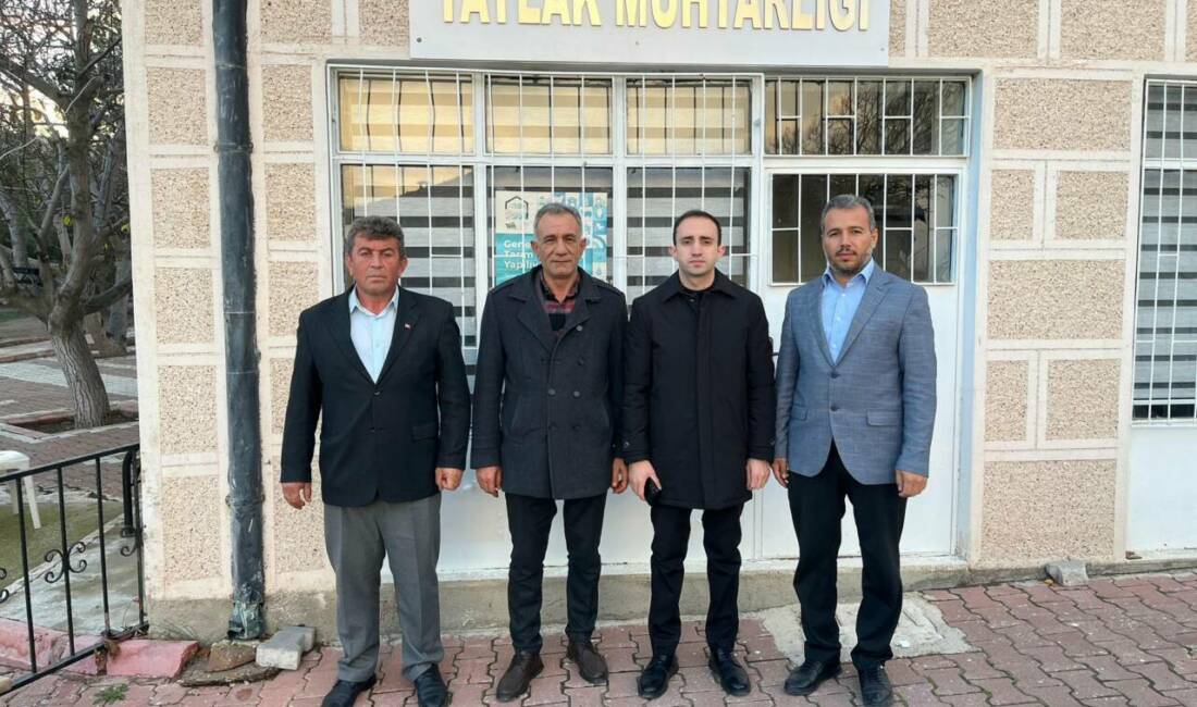 Sarıyahşi Kaymakamı Engin Atilla, Yaylak Köyü’nde yapımı sürdürülen Kuran Kursu