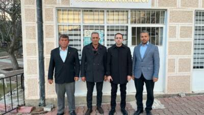 Sarıyahşi Kaymakamı Engin Atilla, Yaylak Köyü’nde yapımı sürdürülen Kuran Kursu