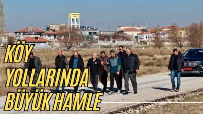 Aksaray köy yolları yatırımları hızlandı. Aksaray köy yolları kapsamında Karakuyu–Karakova