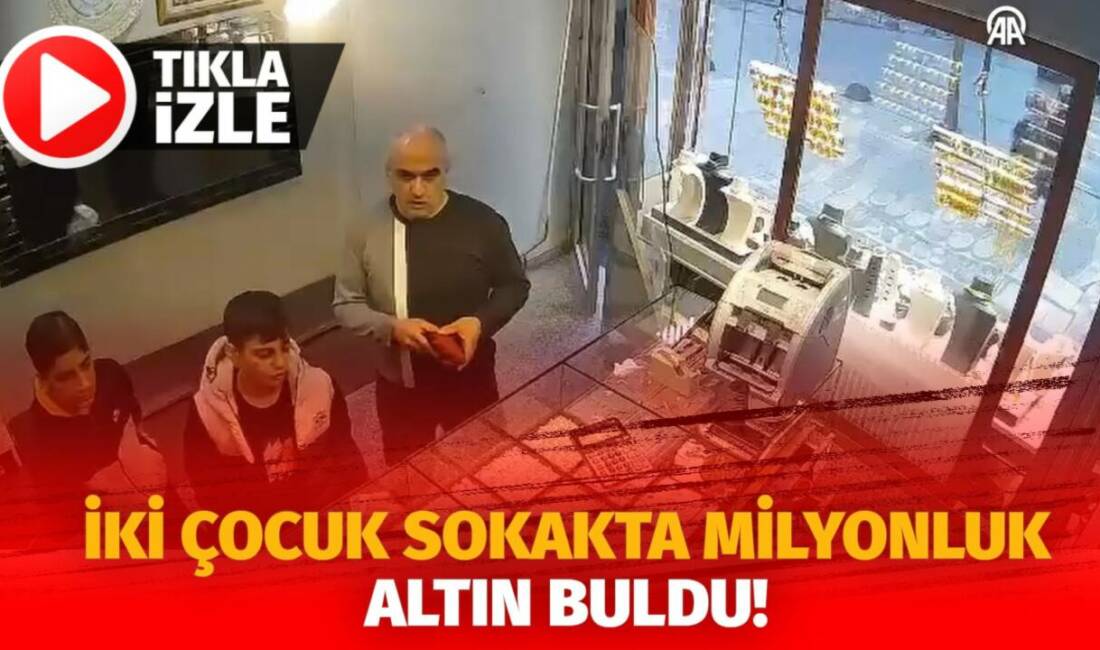Bağcılar'da yaşanan olayda 2 çocuk yolda bulduğu ve içinde 1