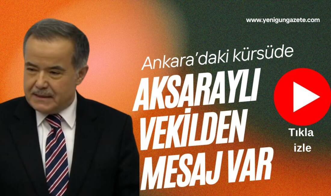 TBMM’de konuşan Aksaray Milletvekili Aydoğdu, 2026 bütçesi görüşmelerinde milli birlik