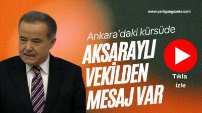 TBMM’de konuşan Aksaray Milletvekili Aydoğdu, 2026 bütçesi görüşmelerinde milli birlik