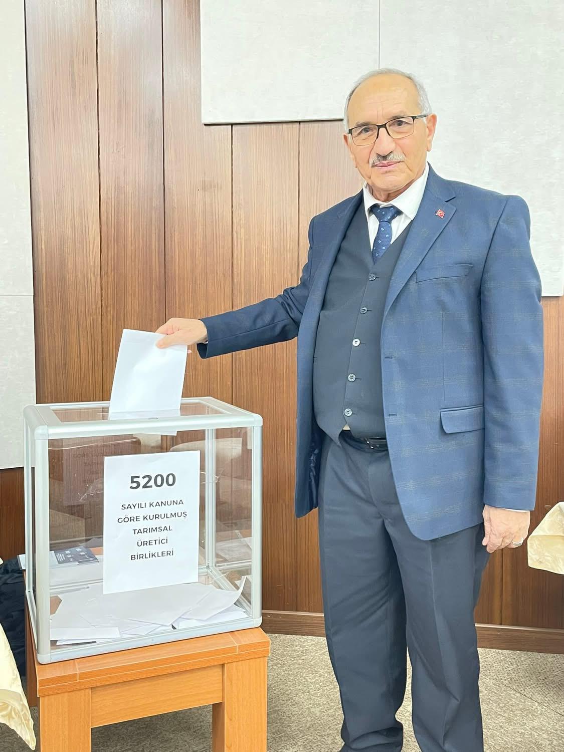 Seçimlerde Aksaray ili adına Aksaray merkez ilçe süt üreticileri birliği