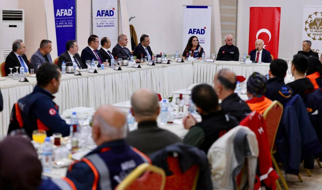 Aksaray’da AFAD’ın 16. kuruluş yıl dönümü programı Ulu Irmak Uygulama