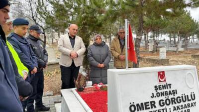 Ağaçören Kaymakamlığı, şehit J. Onb. Ömer Görgülü’nün şehadet yıl dönümünde