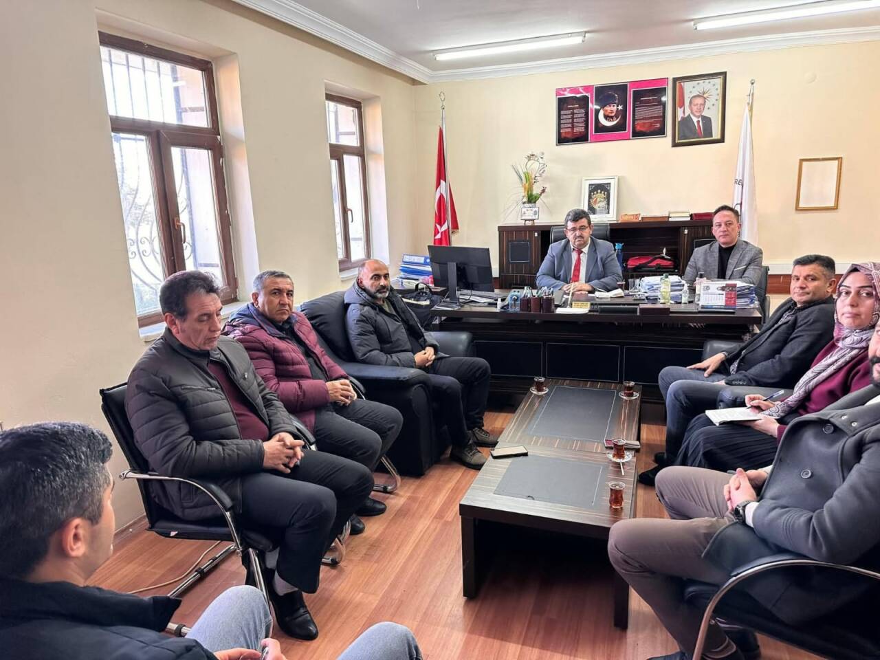 Ağaçören İlçe Milli Eğitim Müdürlüğü koordinesinde okul ve kurum idarecilerinin