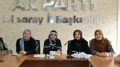 AK Parti Aksaray Kadın Kolları Teşkilatı, haftalık olağan Kadın Kolları