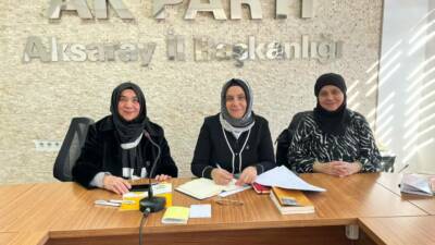 AK Parti Aksaray Kadın Kolları Haftalık Olağan İl Kadın Kolları