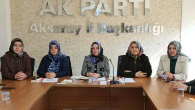 AK Parti Aksaray İl Kadın Kolları, haftalık olağan yönetim kurulu