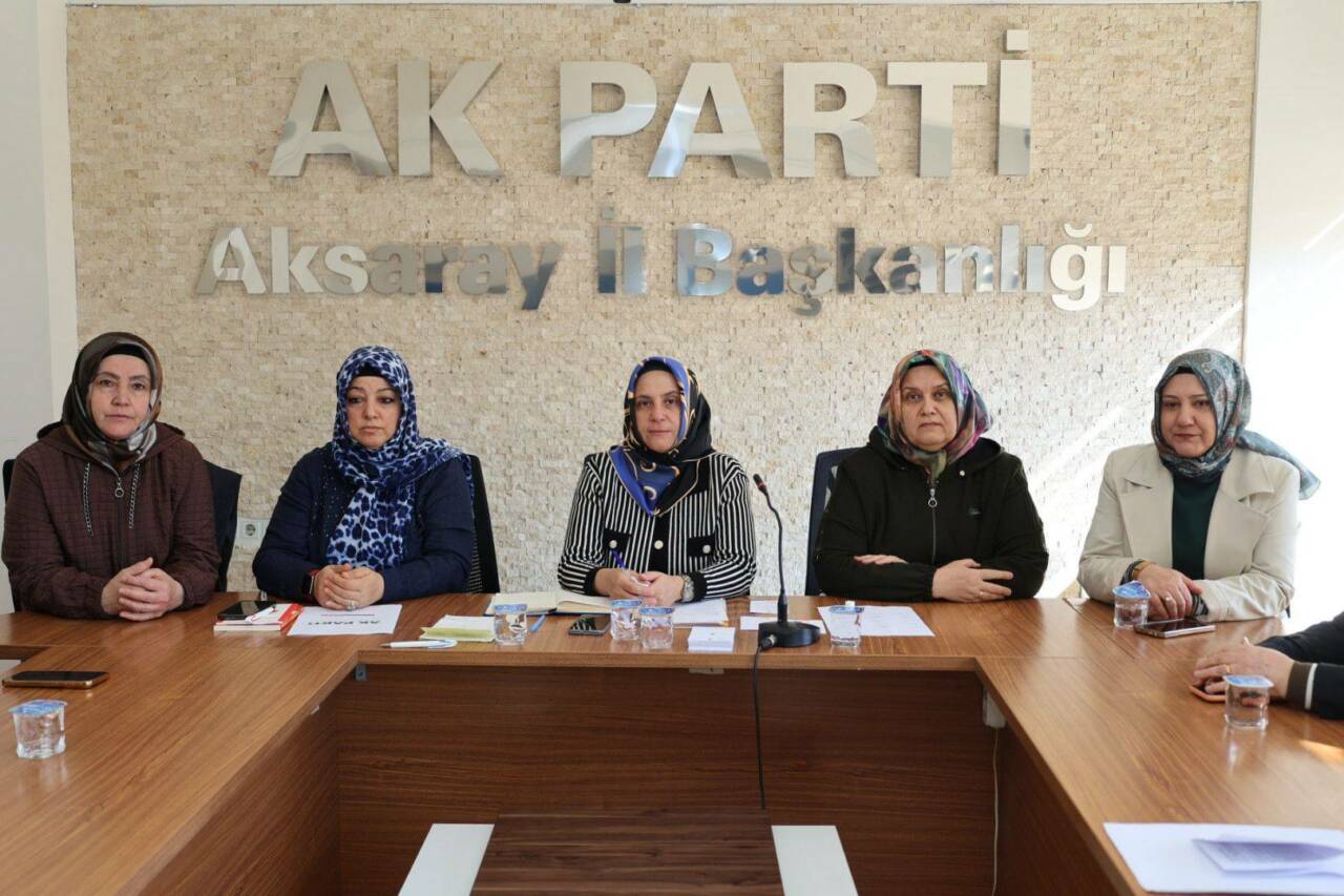 AK Parti Aksaray İl Kadın Kolları, haftalık olağan yönetim kurulu