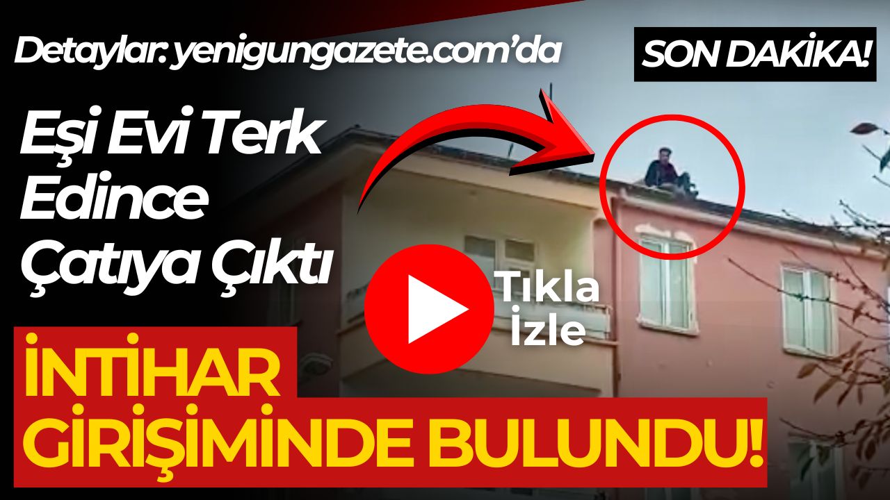 Aksaray Kurtuluş Mahallesi’nde yaşanan intihar girişimi mahallede panik yarattı. Eşinin