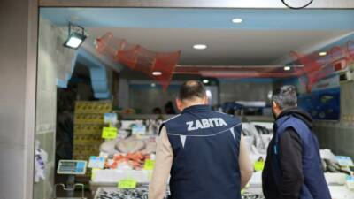 Aksaray Belediyesi Zabıta Müdürlüğü ekipleri, şehir genelinde özellikle balık satışı