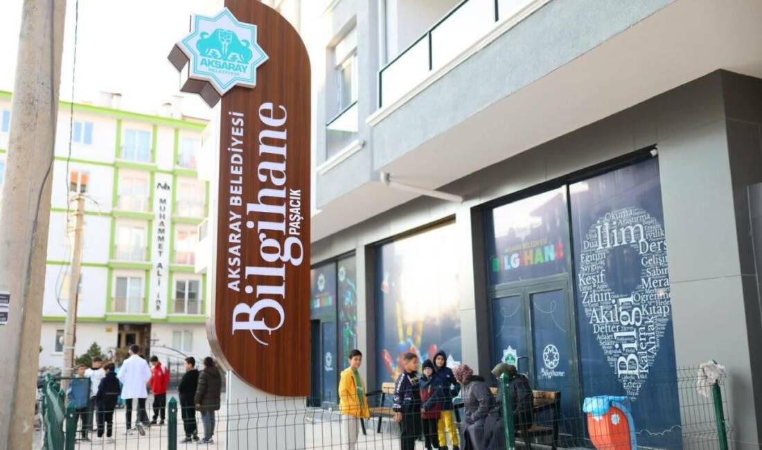 Aksaray Belediyesi bünyesinde hizmet veren Bilgihaneler, öğrencilere hem akademik hem