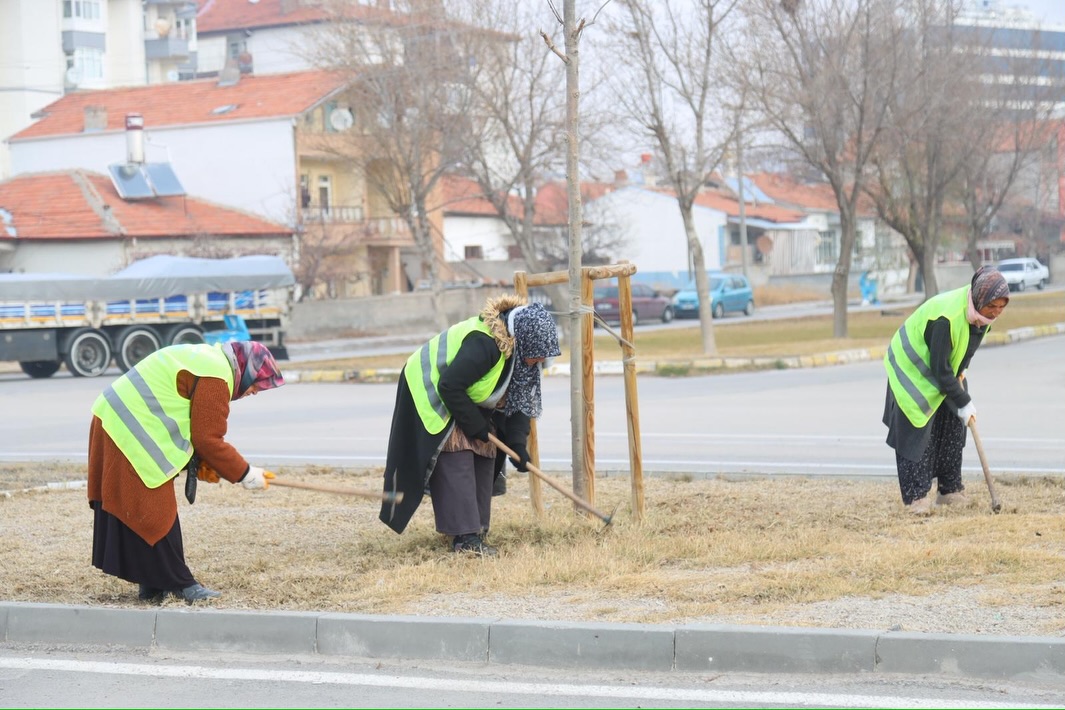 Aksaray Belediyesi, şehir estetiğini güçlendirmek ve yeşil alanların sağlıklı gelişimini