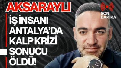 Aksaray emlak sektörünün tanınan isimlerinden Fatih Coşkun’un kardeşi Ersin Coşkun,