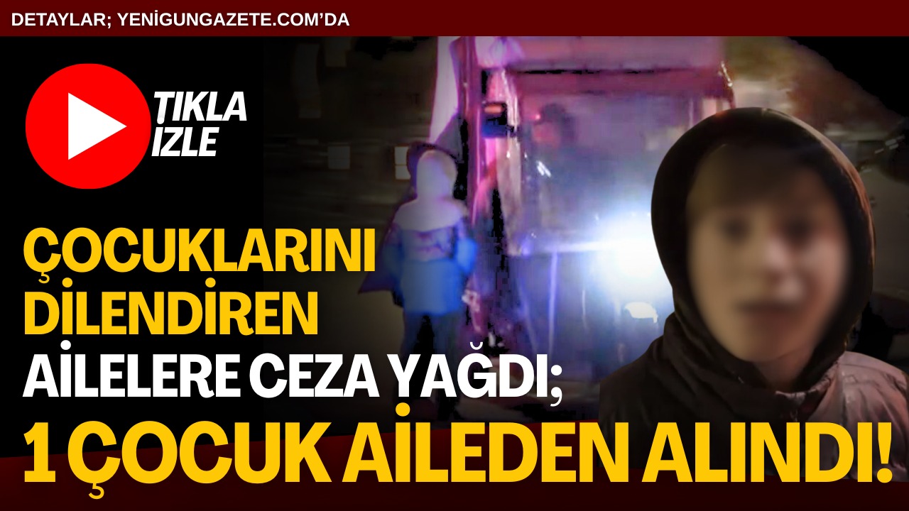Aksaray’da dilencilik operasyonu kapsamında dört gün süren denetimlerde 10 adli