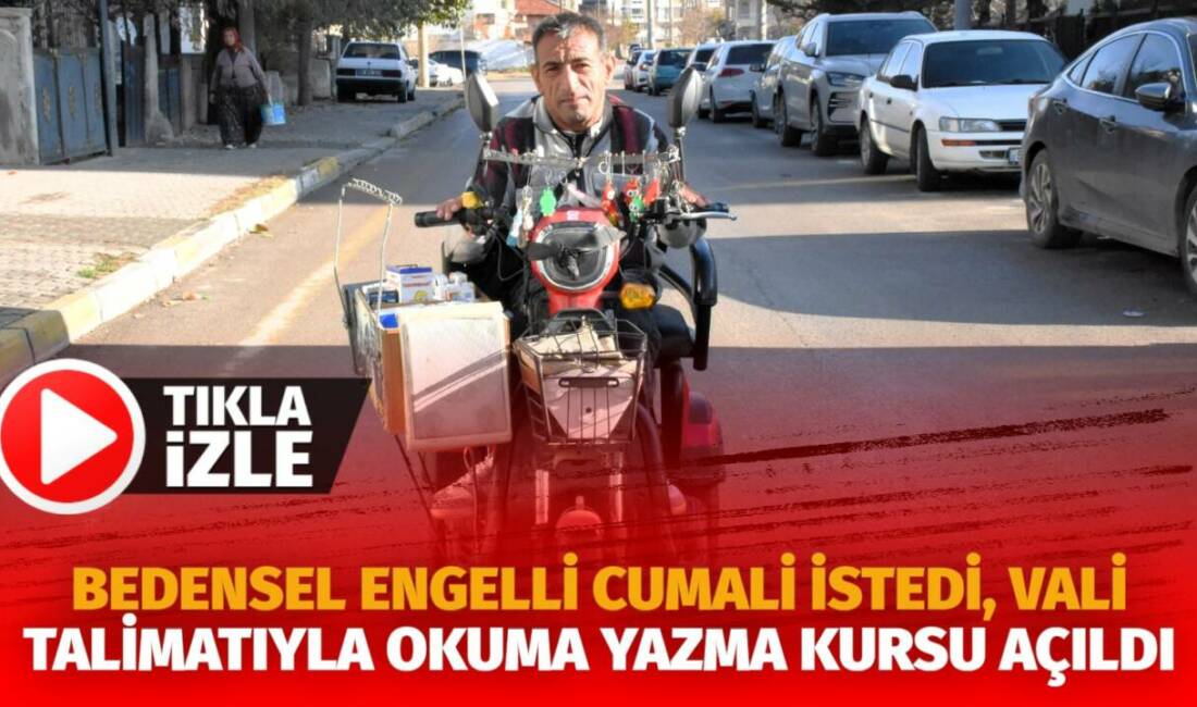 Aksaray'da Vali Mehmet Ali Kumbuzoğlu'na okuma yazma öğrenme isteğini ileten