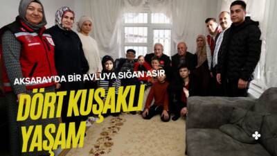 Aksaray Yeşiltepe’de 100 yaşını aşan Recep Amca’yı ziyaret eden Vali