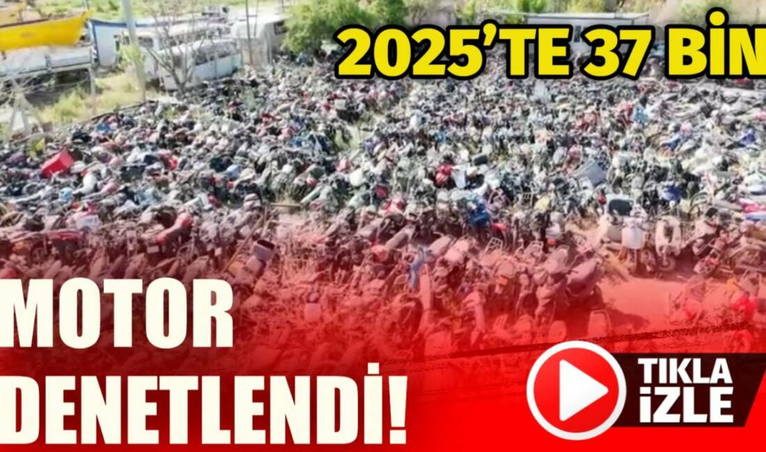 Aksaray’da 2025’te 37 bin motosiklet denetlendi, kurallara uymayan 6 bin