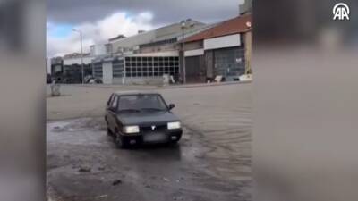 Kırşehir'de yaşanan olayda aracıyla drift atan sürücüye 46 bin 392
