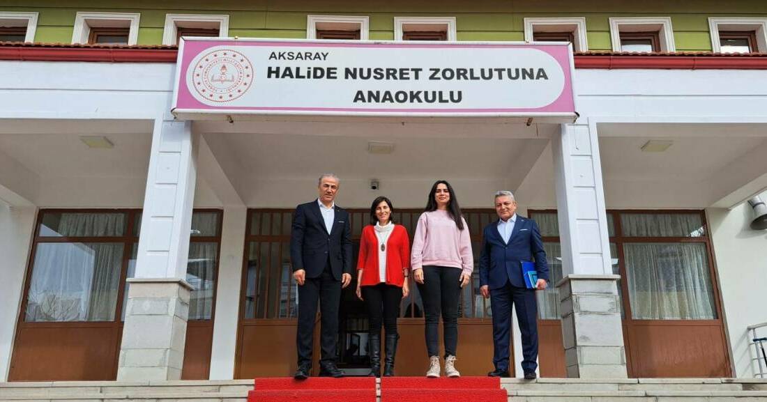 Eğitim Bir-Sen Aksaray Şube Başkanı Murat Görmez ve beraberindeki heyet,