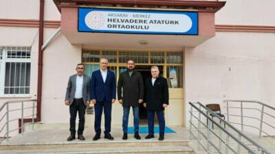 Eğitim-Bir-Sen Aksaray Şube Başkanı Murat Görmez, sendikal çalışmalar kapsamında saha