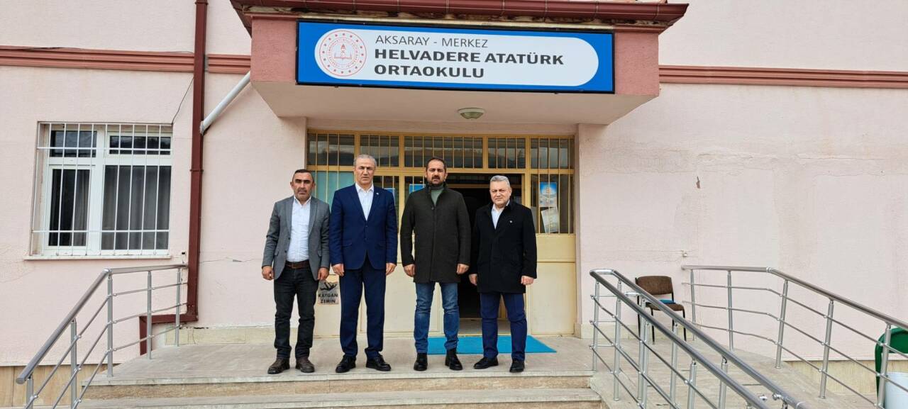 Eğitim-Bir-Sen Aksaray Şube Başkanı Murat Görmez, sendikal çalışmalar kapsamında saha