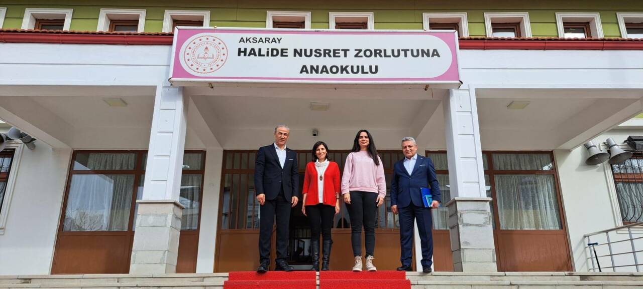 Eğitim Bir-Sen Aksaray Şube Başkanı Murat Görmez ve beraberindeki heyet,
