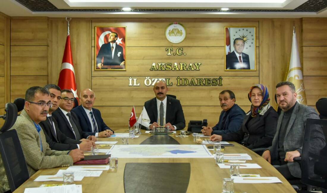 Aksaray’da İl Encümen Toplantısı, Vali Yardımcısı ve İl Özel İdaresi