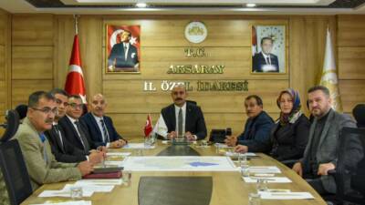 Aksaray’da İl Encümen Toplantısı, Vali Yardımcısı ve İl Özel İdaresi