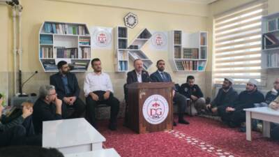 Eskil İlçe Müftüsü Seyit Böğet’in daveti üzerine ilçeye gelen emekli