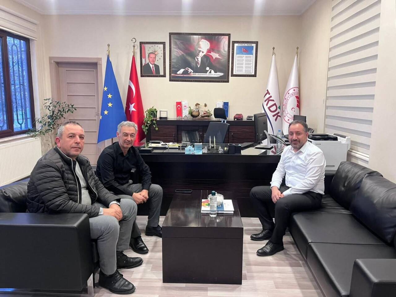 Eskil Belediye Başkanı Mustafa Zavlak, Aksaray TKDK İl Müdürü Salih